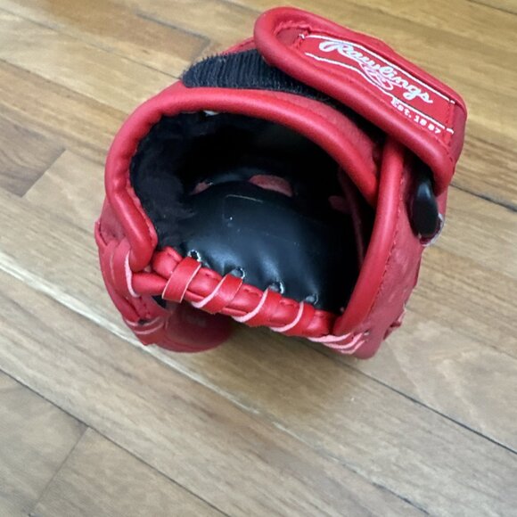 Rawlings Youth 12" Red Softball Baseball Glove Highlight Series H120S Right - Picture 10 of 10